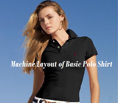 Machine Layout of Basic Polo Shirt in Apparel | Textile Merchandising